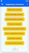 Engineering Calculators 스크린샷 1