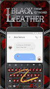 Black&Red Skull Flower Keyboard Theme for Snapchat স্ক্রিনশট 3