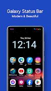 One UI Status Bar الملصق