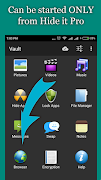 vBrowser for Hide it Pro imagem de tela 1