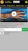4 Schermata Beperfect Mehandi Classes - Learn Mehandi