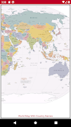 World Map With Countries Name স্ক্রিনশট 3