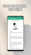 برنامه‌نما V380 Pro Wifi Camera Guide عکس از صفحه