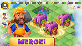 1 Schermata Mergington Town: Merge & Build