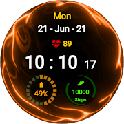 Three Color Fluid Watch Face 截图 5