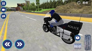 Motorcycle Police Bike ảnh chụp màn hình 5