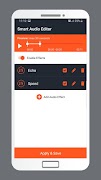 Smart Audio Editor & Effects captura de pantalla 2