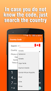 Country Code Lite imagem de tela 2