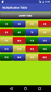 برنامهنما Multiplication Table عکس از صفحه
