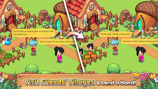 برنامه‌نما Viladia: Cozy Pixel Farm عکس از صفحه