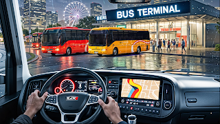 City Coach Bus Simulator 3D স্ক্রিনশট 5