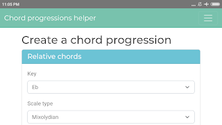 Chord progressions Helper স্ক্রিনশট 2