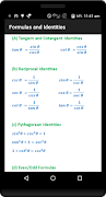 Trigonometry Quick Reference Screenshot 1