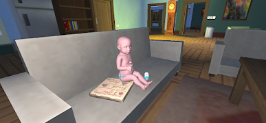 Evil Baby In Pink Dark House penulis hantaran