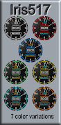 Iris517 Hybrid Watch Face 스크린샷 5