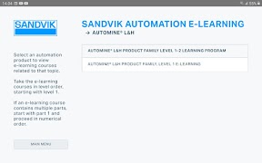 Sandvik Automation E-Learning poster