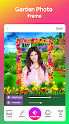 Garden Photo Frame Editor imagem de tela 2