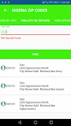 NIGERIA POSTCODES imagem de tela 2
