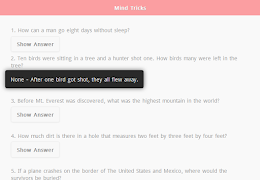 Mind Tricks Questions تصوير الشاشة 4