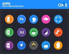OneUI Circle Icon Pack Ekran Görüntüsü 2