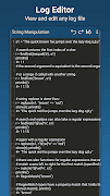 Log Viewer: Log Editor syot layar 1