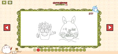 Kawaii Coloring Ekran Görüntüsü 1