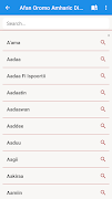 Amharic Afan Oromoo Dictionary screenshot 2