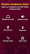 Earphone Mode Off: Disable Hea 스크린샷 1