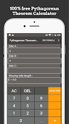 Kalkulator twierdzenia Pitagor plakat