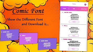Comic Font Free Style syot layar 3