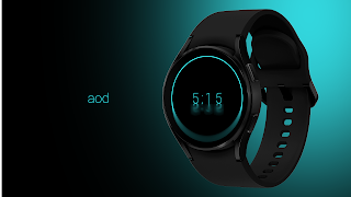 Dark Reflection Watch Face اسکرین شاٹ 4