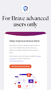 Brave Beta اسکرین شاٹ 1