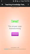 Teaching Knowledge Test screenshot 3