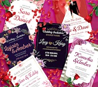Wedding Invitation Card Maker постер