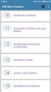 Computer Science Short Answers ภาพหน้าจอ 1