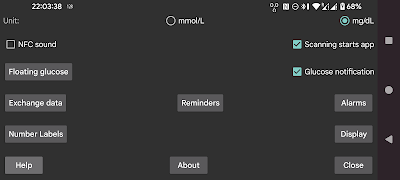 Juggluco captura de pantalla 7