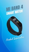 mi band 4 smart watch app hint imagem de tela 1