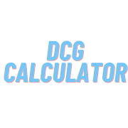 DCG Calculator plakat