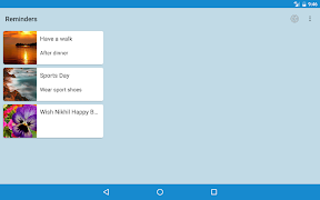 برنامه‌نما Reminders عکس از صفحه