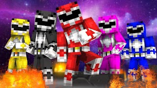 Power Ranger Skin Mod For MCPE ポスター