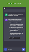 AI Quote Generator تصوير الشاشة 2