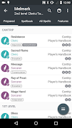 برنامه‌نما 5th Edition Spellbook عکس از صفحه