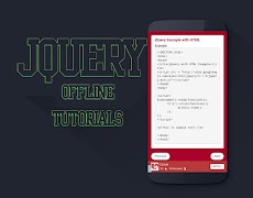 Learn jQuery Offline Tutorials ảnh chụp màn hình 1