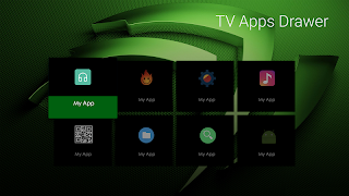 TV Apps Drawer تصوير الشاشة 3