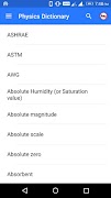 Physics Dictionary imagem de tela 3
