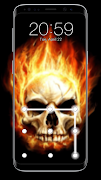 Skull Pattern Lock Screen اسکرین شاٹ 1