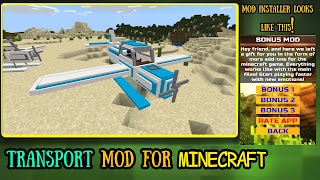 Transport Mod For Minecraft 海报