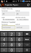 6 Schermata Projectile Physics