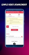 Video Downloader for TikTok ภาพหน้าจอ 1