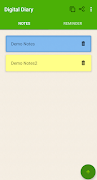 2 Schermata Digital Diary - Notes, Reminde